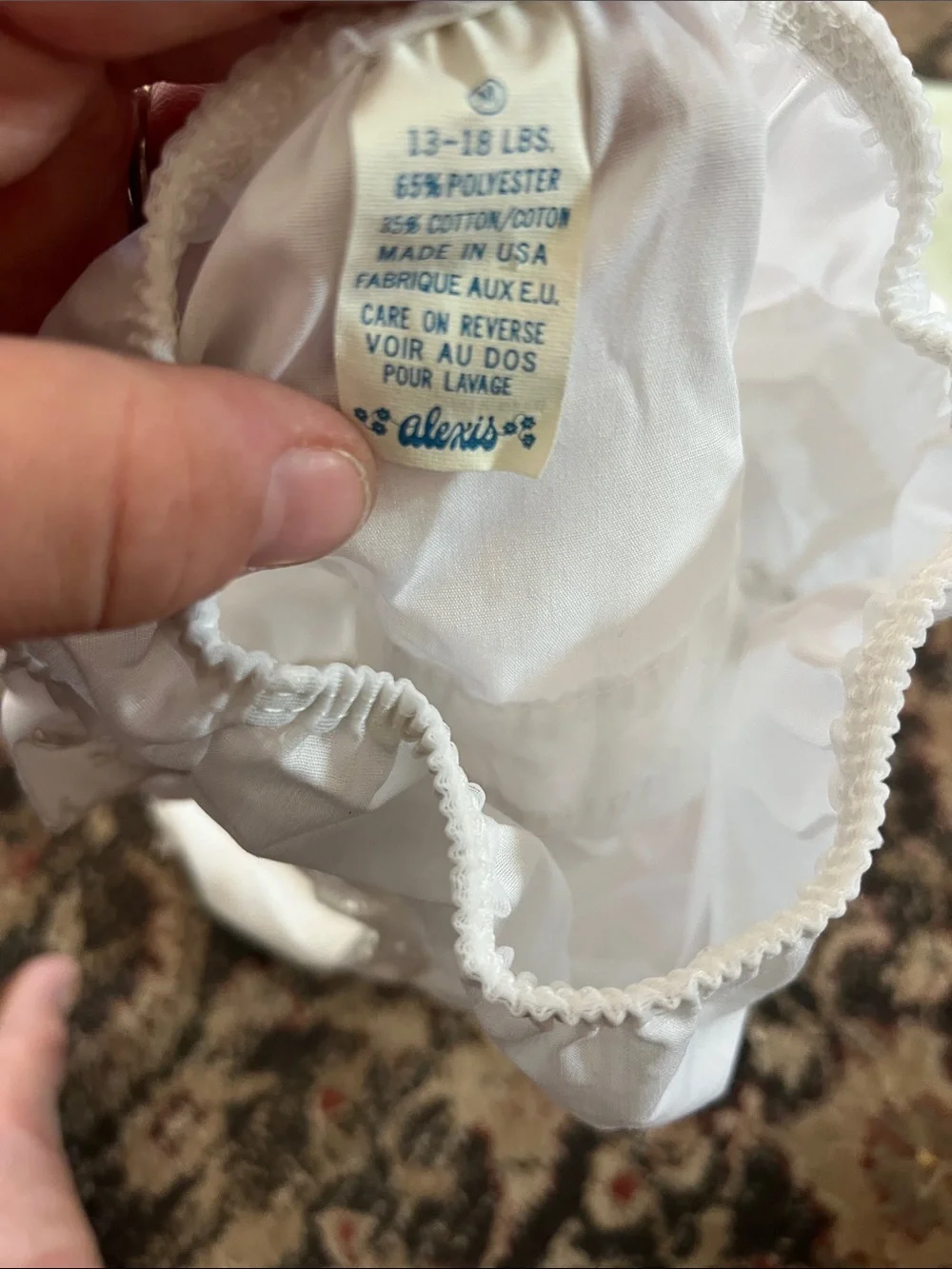 Vintage Baby Bloomers Made in USA 13-18lbs